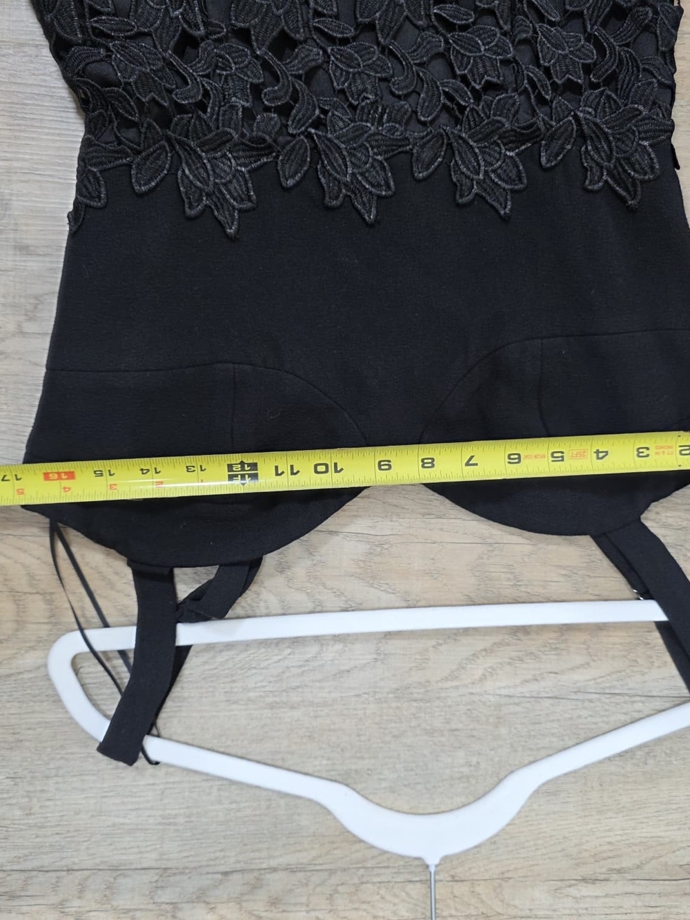 DRESS THE POPULATION BLACK LORENA GOWN SIZE M MSRP $338 - Picture 12 of 13